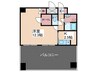 第１４友建ビル 1Kの間取り