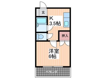 間取図 第1ガーデン