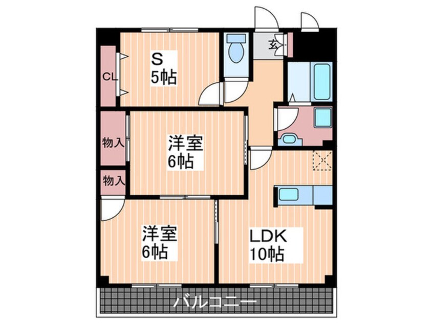 間取図 グランドール清水