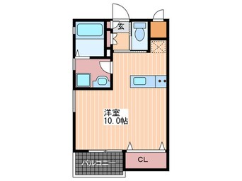 間取図 Ｔ－ＬＩＶＩＮＧ府中本町