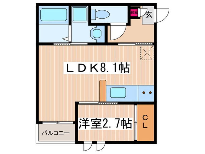 間取図 REGALEST海田市駅前