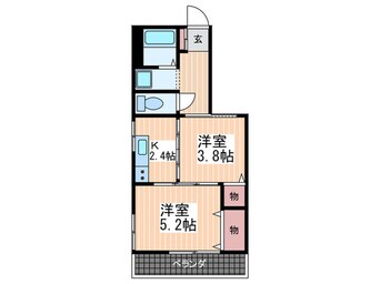 間取図 沖川ビル