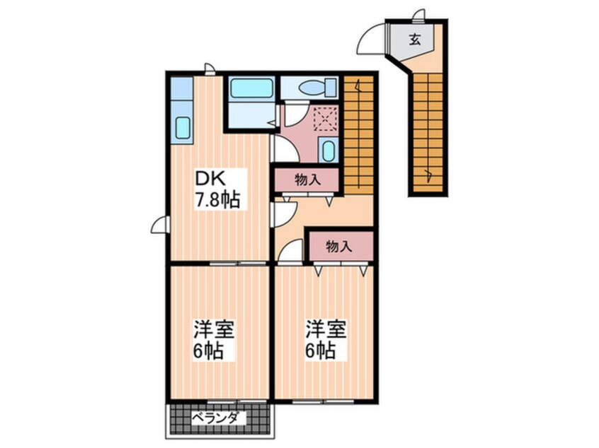 間取図 エトワ－ルパルク　エスト