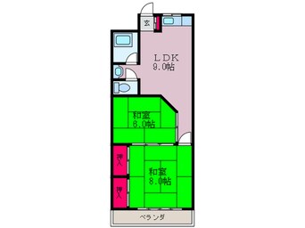 間取図 下脇ビル