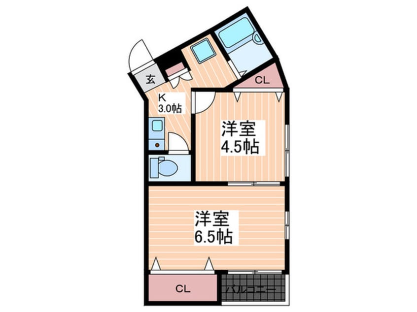 間取図 サンシャイン山陽