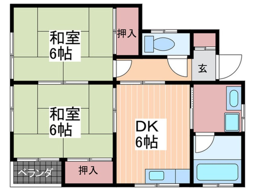 間取図 草津ＦＬＡＴＳ