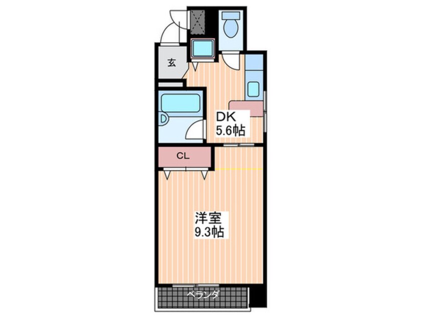 間取図 エスコモド１６