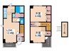 シルクハイツＭ 2LDKの間取り