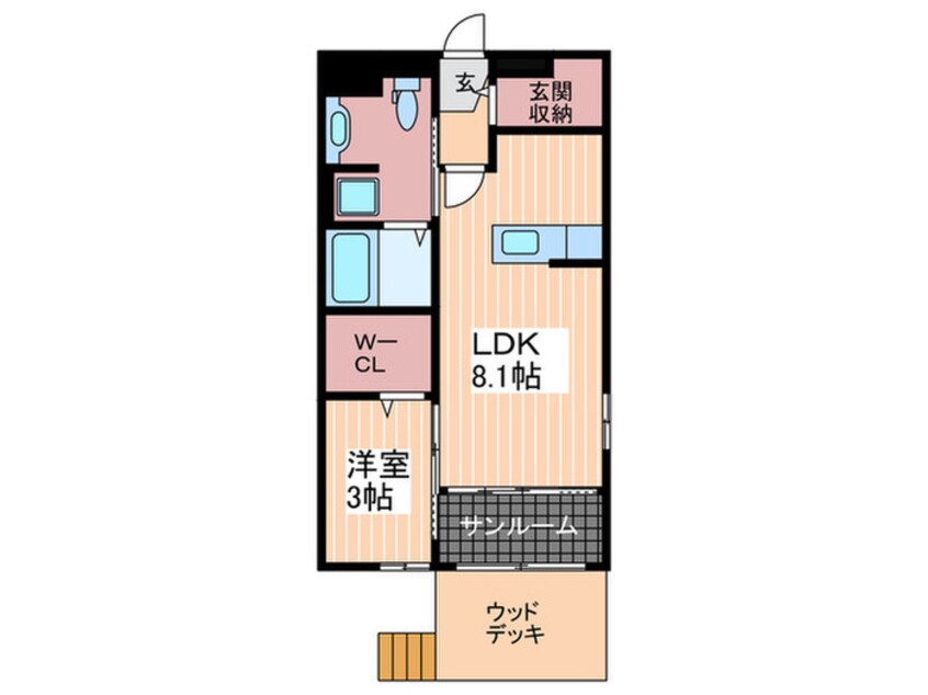 間取図 オンフォレストギオン