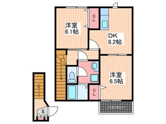 間取図 ブラティーク8