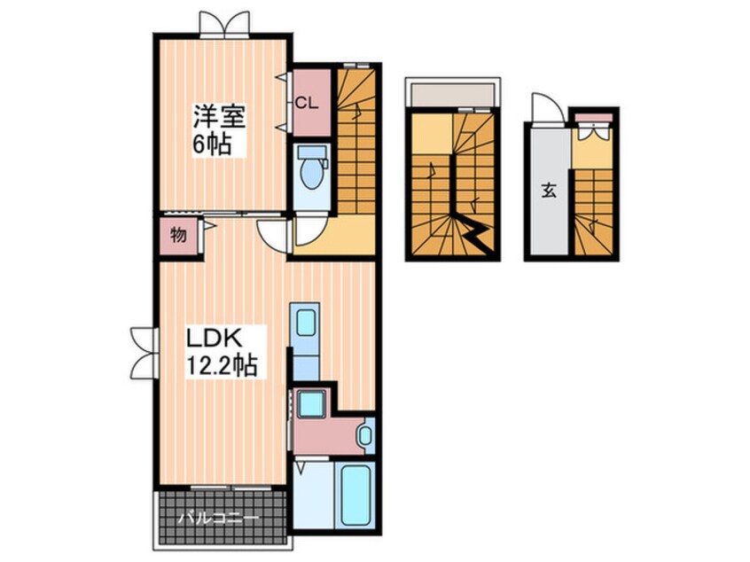 間取図 パルテールⅢ