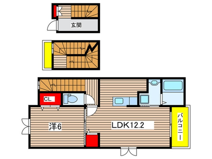 間取り図 パルテールⅢ