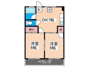 間取図 江島マンション