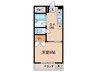 サンライズ鶴江　Ａ 1DKの間取り
