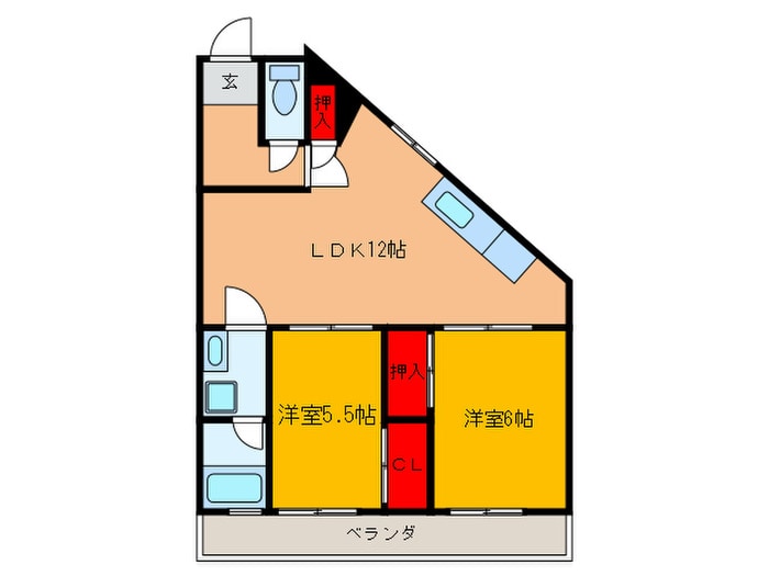 間取り図 下田ハイツ