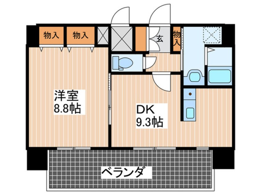 間取図 第２２友建ビル