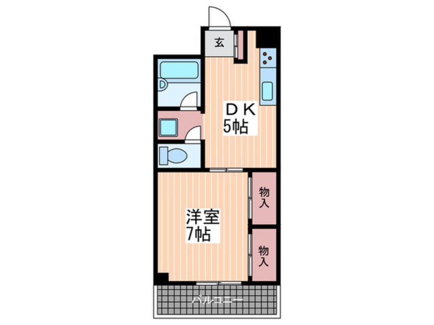 間取図 第五松本ビル