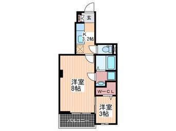 間取図 カーサ・エーデルワイス