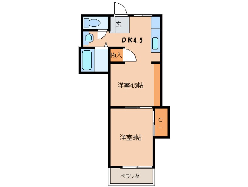 間取図 舟入安本ビル