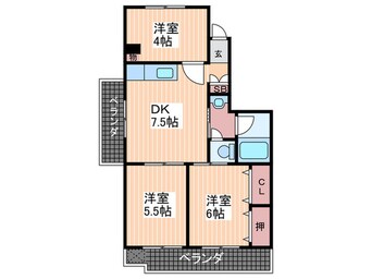 間取図 舟入安本ビル