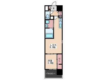 間取図 ヴィラ博丈比治山