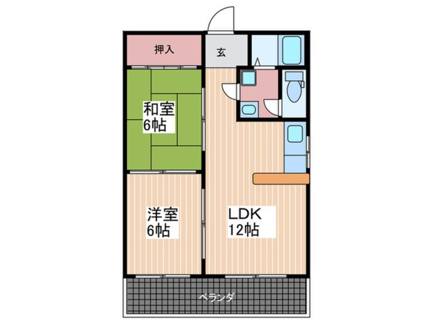 間取図 コ－ポ代