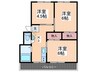 第二岡峯ビル 3Kの間取り