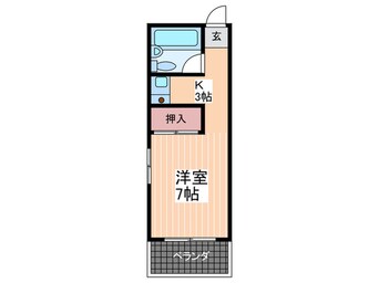 間取図 クレインリバーサイド