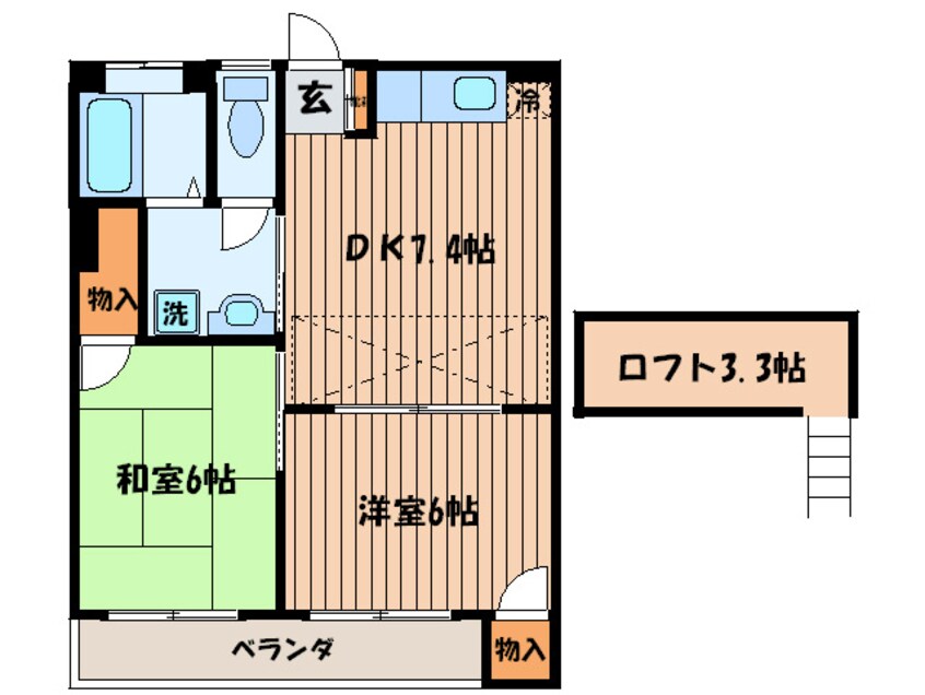 間取図 メゾン星風