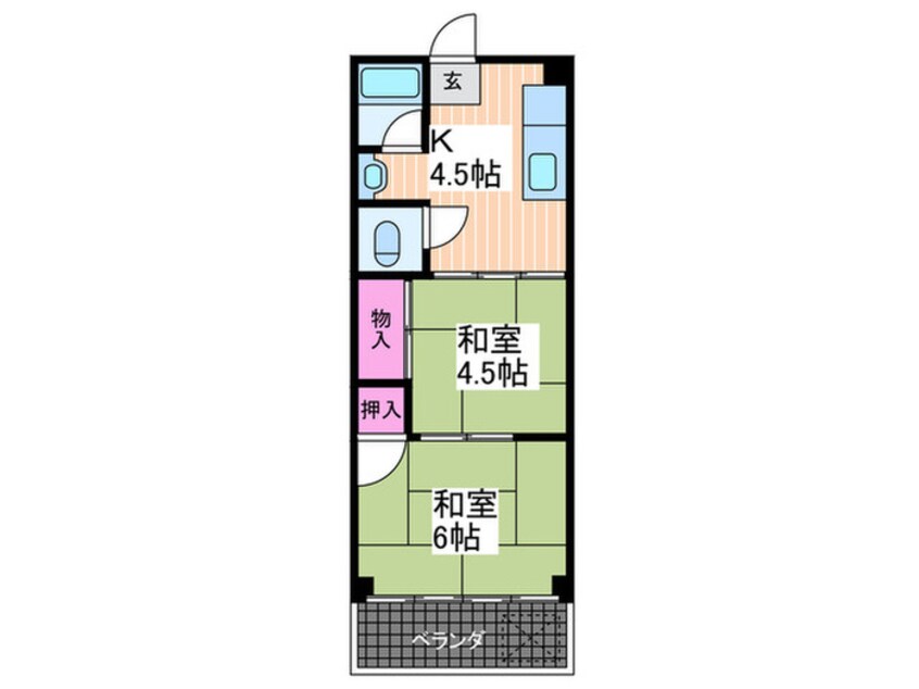 間取図 倉本ビル