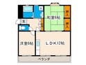 セントラル庚午第一マンションの間取図