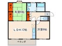 セントラル庚午第一マンションの間取図