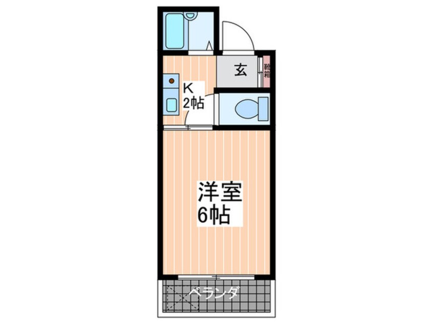 間取図 サンライズ矢賀Ａ棟