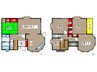 古市借家 5LDKの間取り