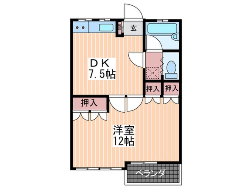 間取図 山木グリーンビル