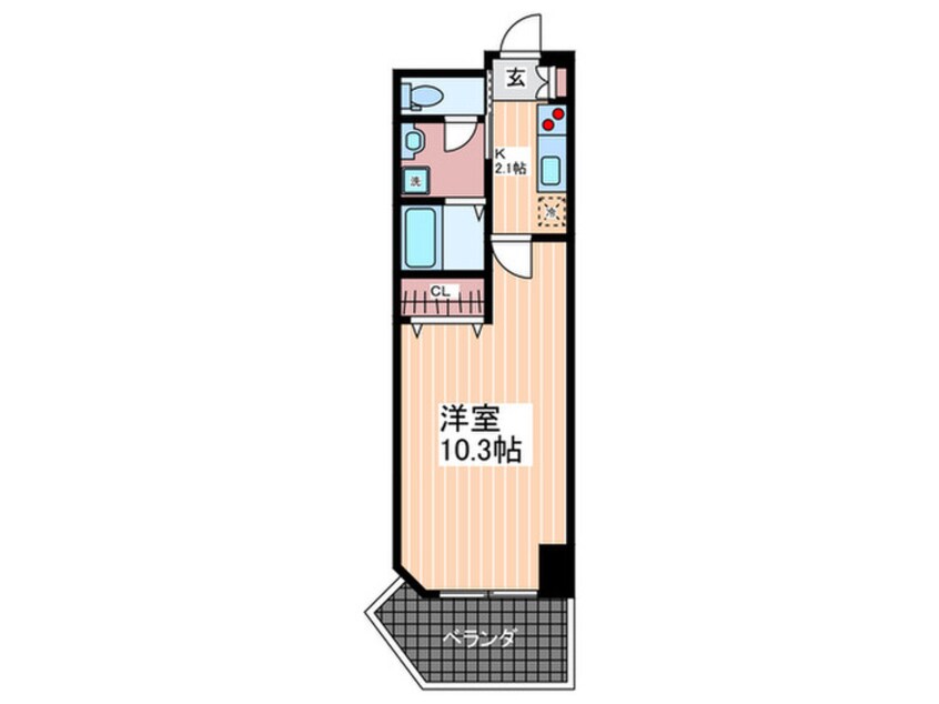 間取図 ヴェルペンハウス鶴見