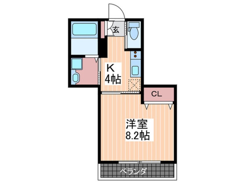 間取図 ＰＬＥＩＮＳＯＬＥＩＬ古江西町