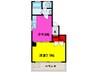 山本マンション 1DKの間取り