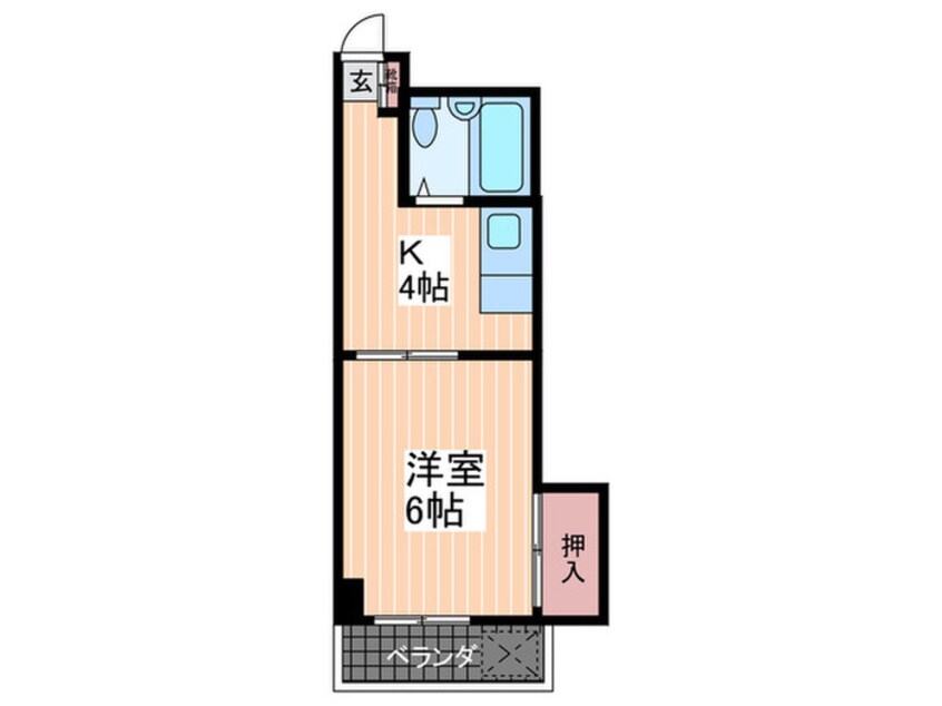 間取図 小田房ビル