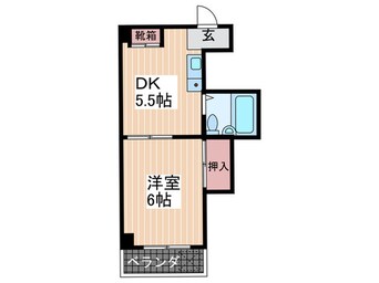 間取図 小田房ビル