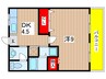 第二石丸ビル 1DKの間取り