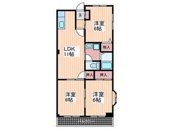 間取図 清明館