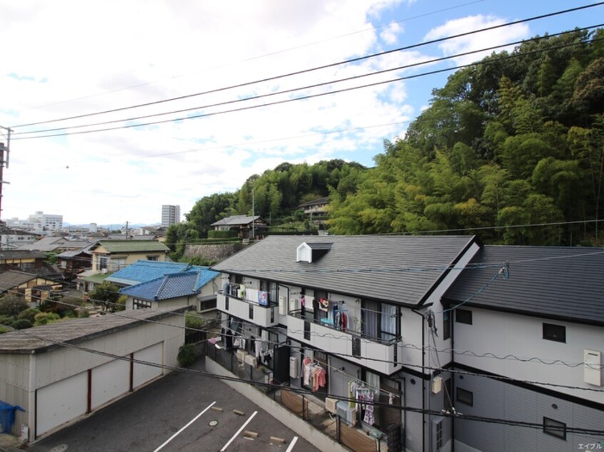 室内からの展望 スコールビル