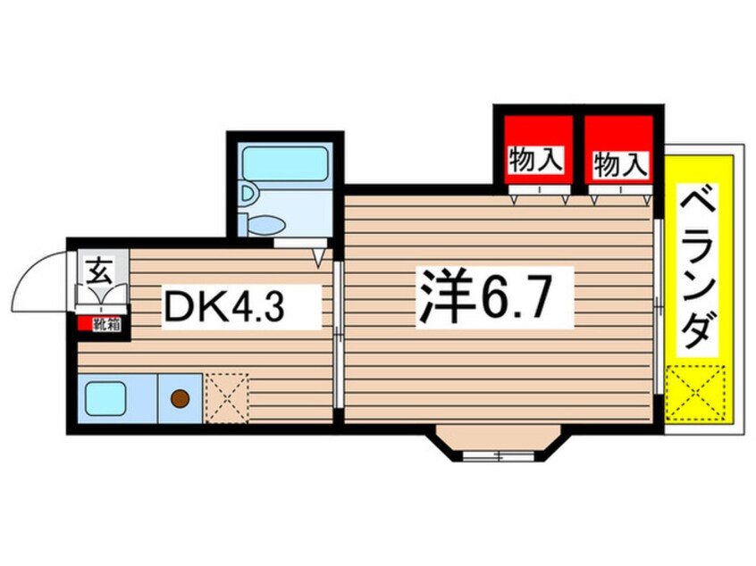 間取図 ポエムサンライズ