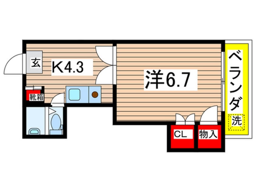間取図 ポエムサンライズ