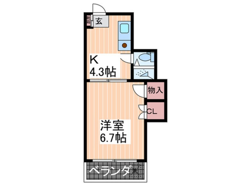 間取図 ポエムサンライズ