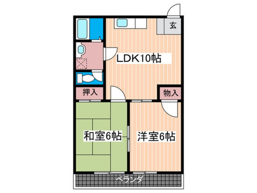 間取図 第１世良ビル