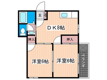 間取図 第１世良ビル