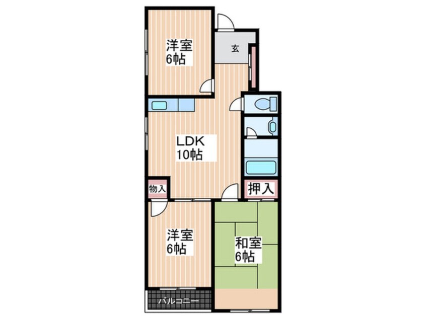 間取図 第一アイエスビル