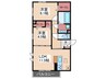 Ｄ－ｒｏｏｍ英 2LDKの間取り